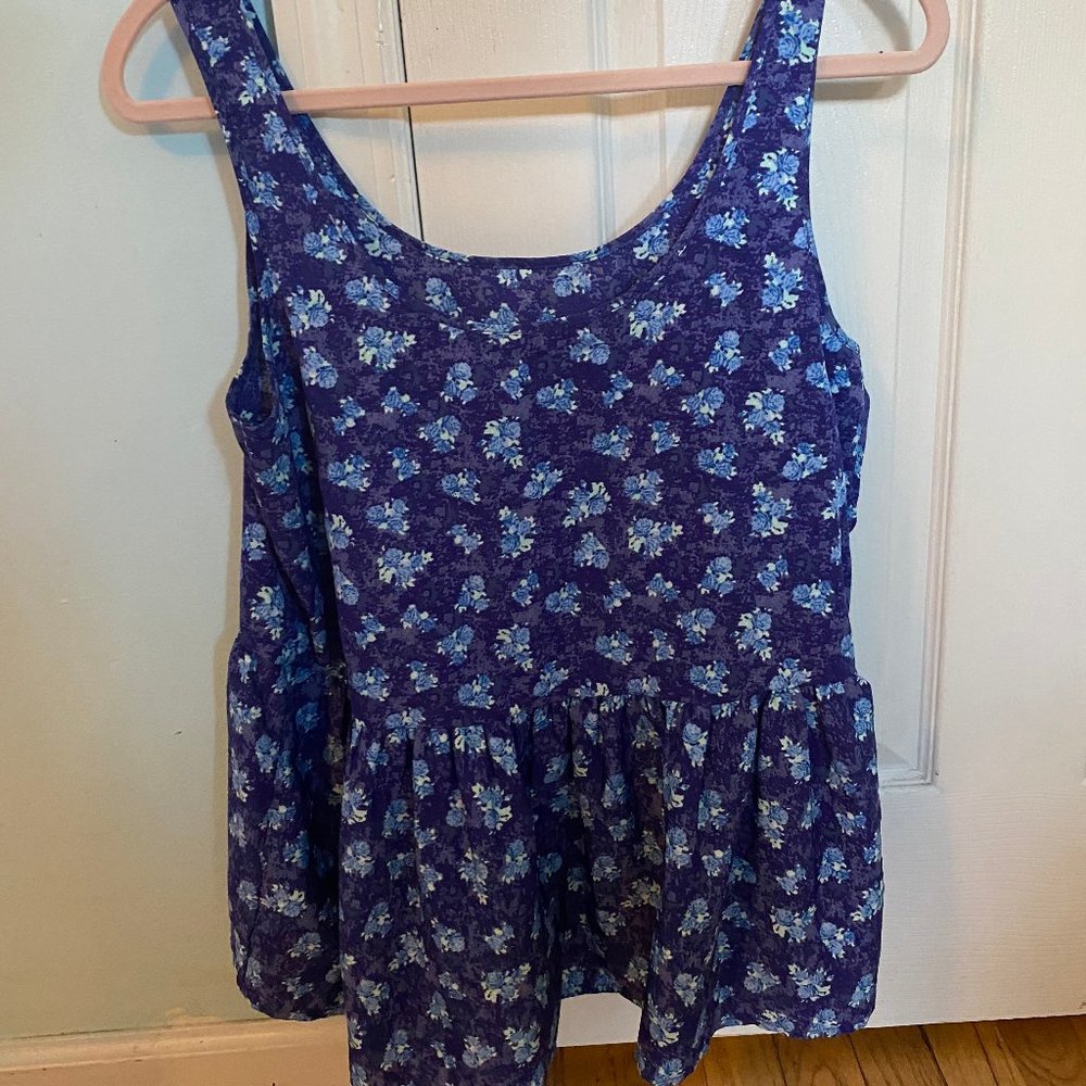American Eagle Peplum Tank